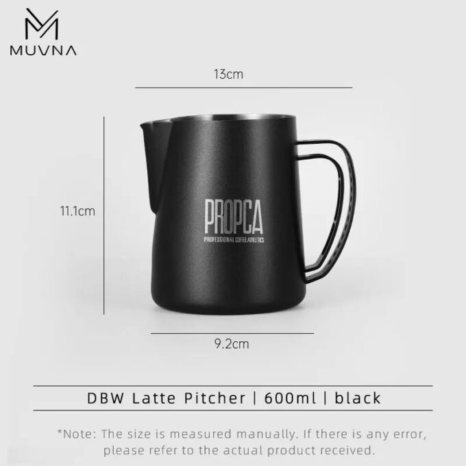 MUVNA DBW Sharp Spout Latte Art Pitcher 600ml
