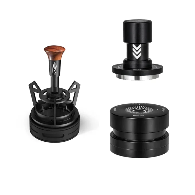 IKAPE 3-Piece Impact Tamper & Dual-Bearing Distributor Bundle (51/53.3/58.35mm)