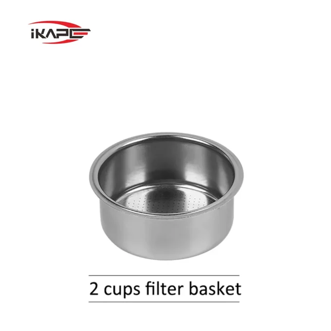 IKAPE 51mm Delonghi Espresso Filter Basket Set (2 & 4 Shot)