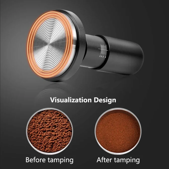 IKAPE Calibrated Adjustable Pressure Spring Tamper (51-58.5mm)