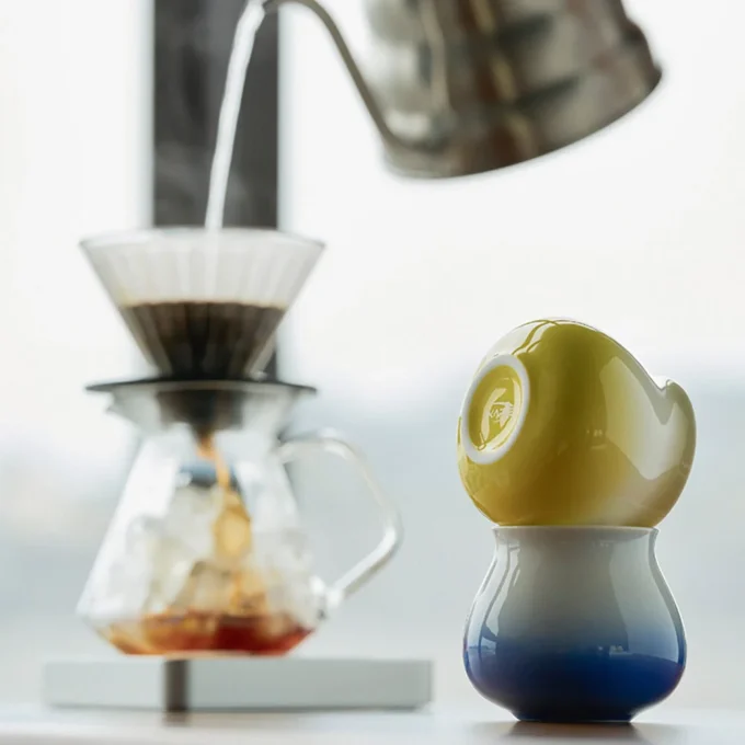IKAPE Ceramic Combo Coffee & Espresso Cup (180ml)