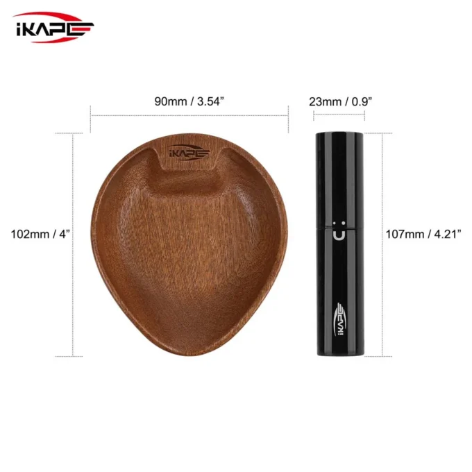 IKAPE Walnut Coffee Bean Bowl & RDT Spray Bottle Set