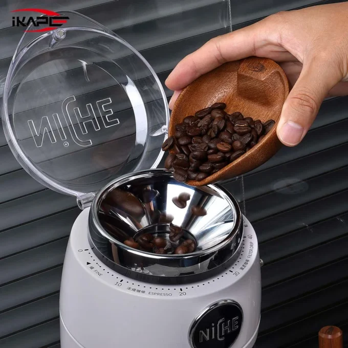 IKAPE Walnut Coffee Bean Bowl & RDT Spray Bottle Set