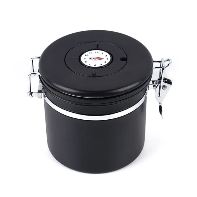 IKAPE Stainless Steel Coffee Bean Storage Canister (300-900g)