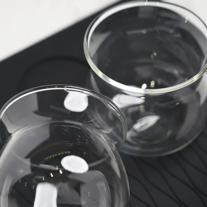 IKAPE Clear Glass Sense Coffee Cup (10.15oz/300ml)