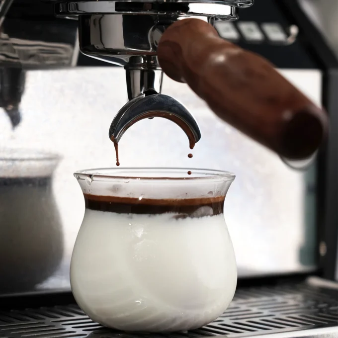 IKAPE Clear Glass Sense Coffee Cup (10.15oz/300ml)