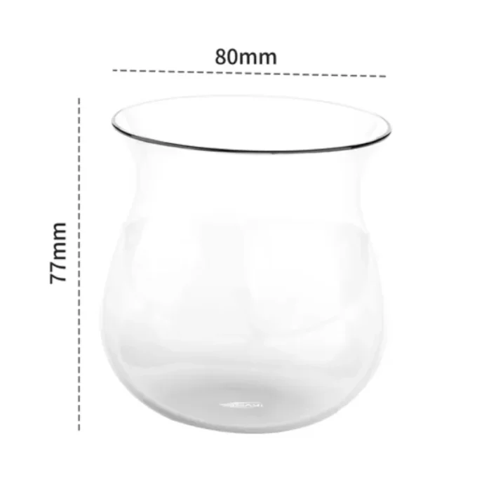IKAPE Clear Glass Sense Coffee Cup (10.15oz/300ml)