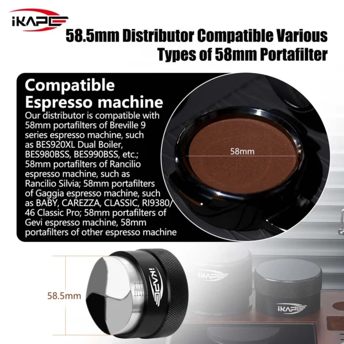 IKAPE Gravity Espresso Coffee Distributor (49-58.5mm)