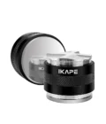 IKAPE Coffee Distributor & Hand Tamper, 2 in 1 Adjustable Depth Espresso Distributor