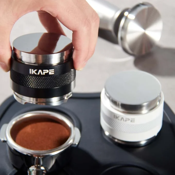 IKAPE 2-in-1 Adjustable Depth Distributor & Tamper (51/53.3/58.5mm)