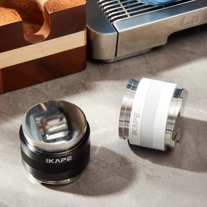 IKAPE 2-in-1 Adjustable Depth Distributor & Tamper (51/53.3/58.5mm)