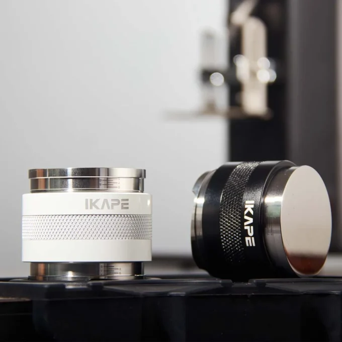 IKAPE 2-in-1 Adjustable Depth Distributor & Tamper (51/53.3/58.5mm)