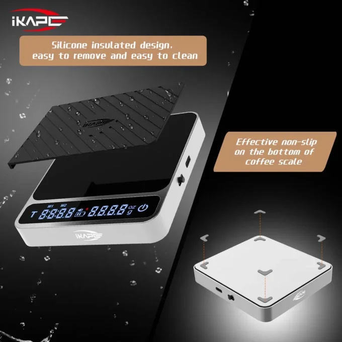 IKAPE V2 Electronic Coffee Scale for Espresso & Drip