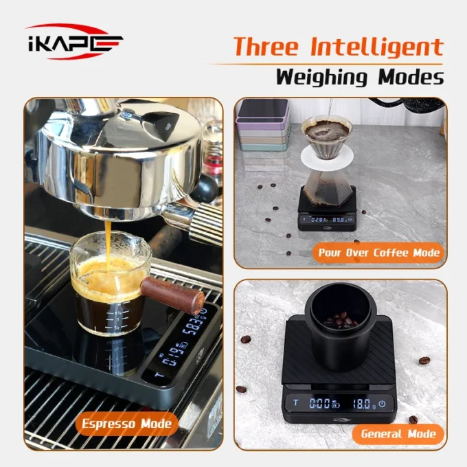 IKAPE V2 Electronic Coffee Scale for Espresso & Drip