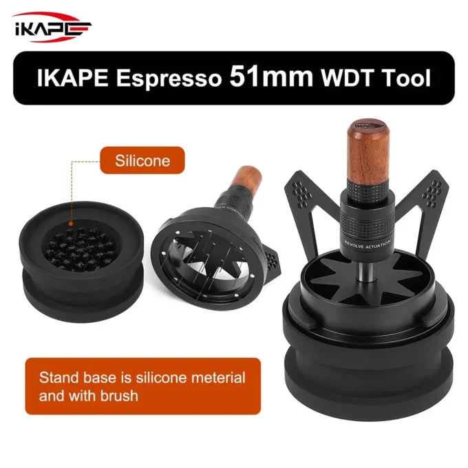 IKAPE Rotary WDT Espresso Distribution Tool (51/54/58mm)