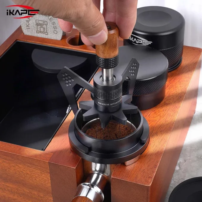 IKAPE Rotary WDT Espresso Distribution Tool (51/54/58mm)
