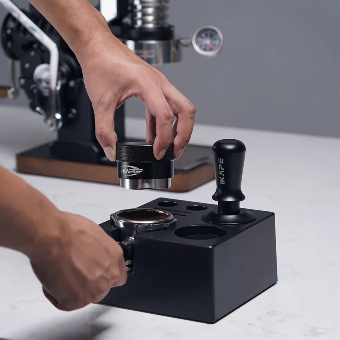 IKAPE Tamper Distributor Set with 7-in-1 Organizer (51/53.3/58.5mm)
