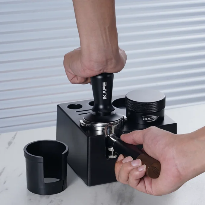IKAPE Tamper Distributor Set with 7-in-1 Organizer (51/53.3/58.5mm)