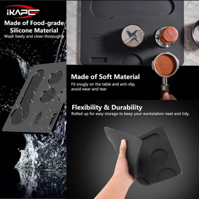 IKAPE Coffee Tamper Station Silicone Mat