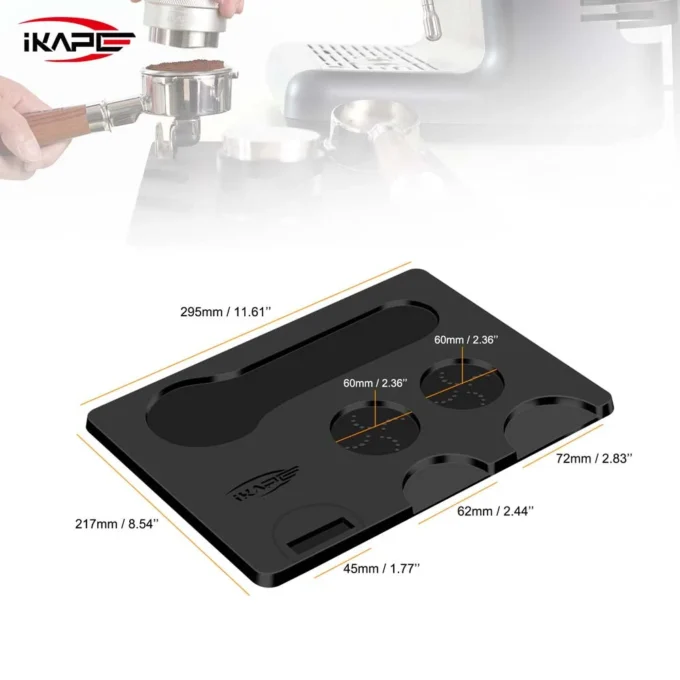 IKAPE Coffee Tamper Station Silicone Mat