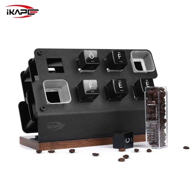 IKAPE Coffee Bean Cellars Upright Hopper Stand (6 Tubes)