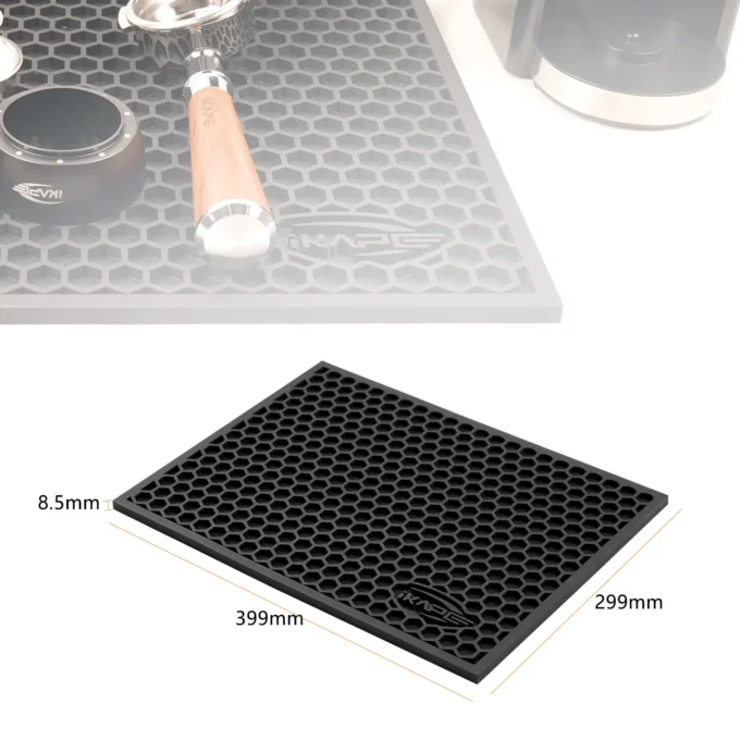 IKAPE Silicone Drying Mat for Coffee Maker & Espresso Station
