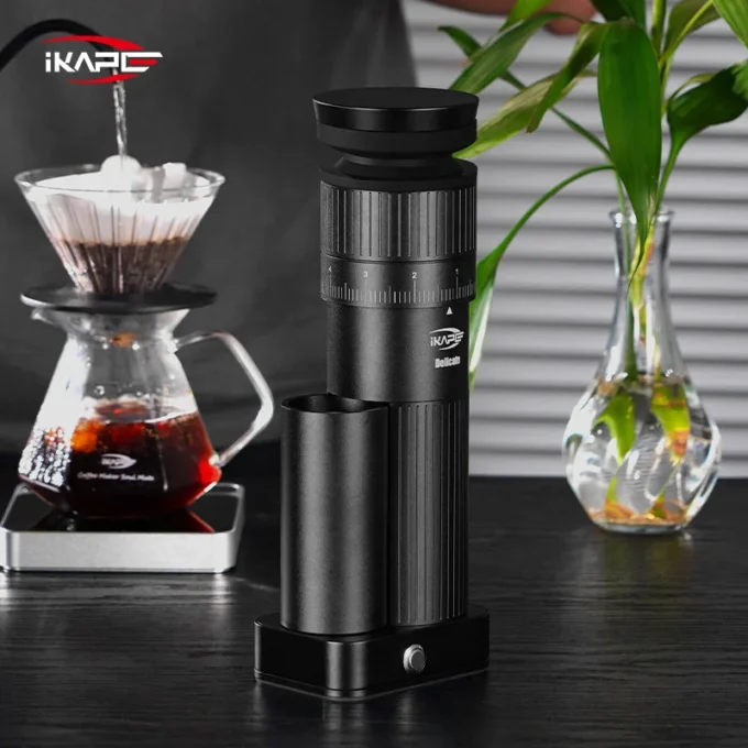 IKAPE Electric Burr Coffee Grinder (Plug-In)