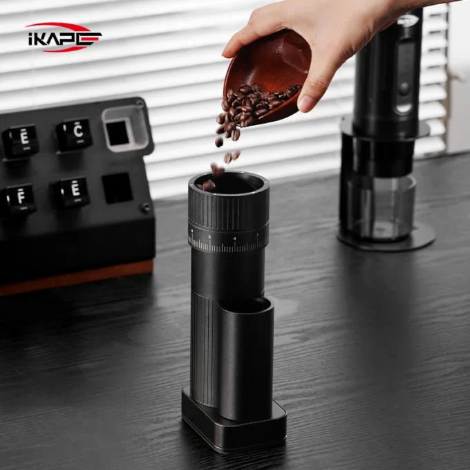 IKAPE Electric Burr Coffee Grinder (Plug-In)