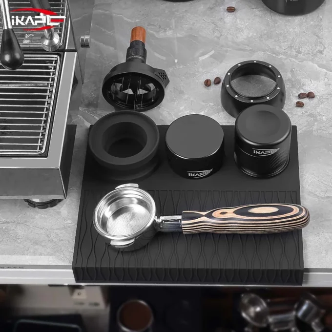 IKAPE V2 Espresso Coffee Tamper Mat (Silicone)