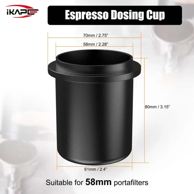 IKAPE Espresso Dosing Cup (51/54/58mm)