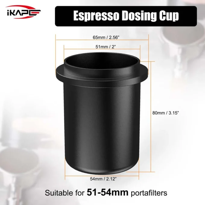 IKAPE Espresso Dosing Cup (51/54/58mm)