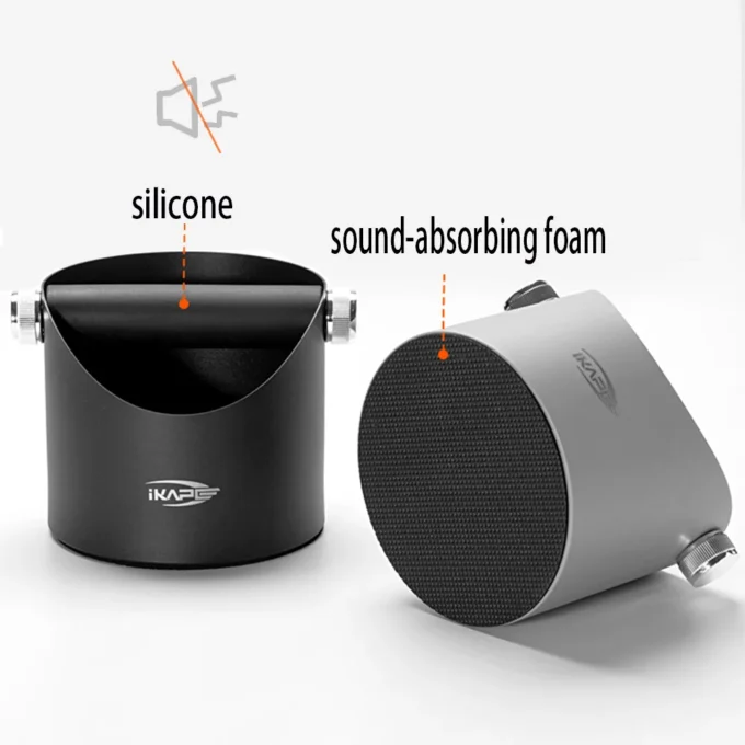 IKAPE Espresso Knock Box for Coffee Grounds