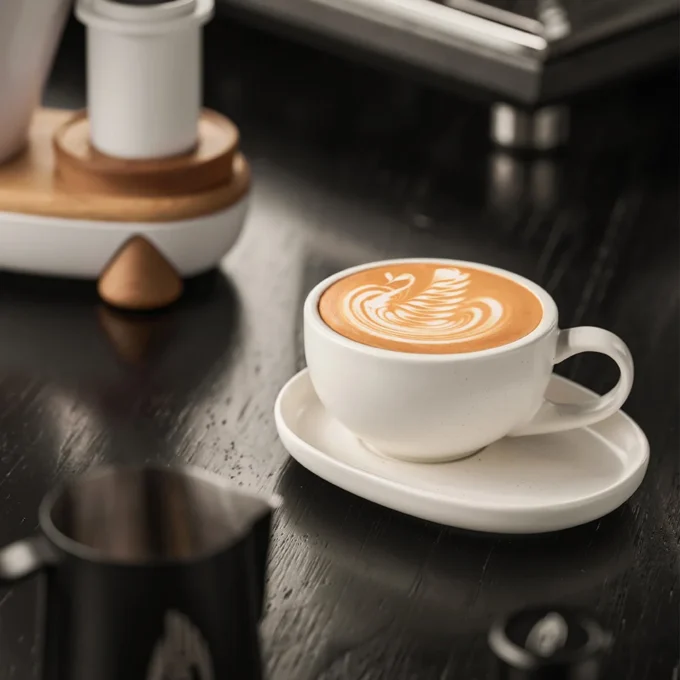 IKAPE Espresso Latte Cup 300ml — Porcelain Stoneware