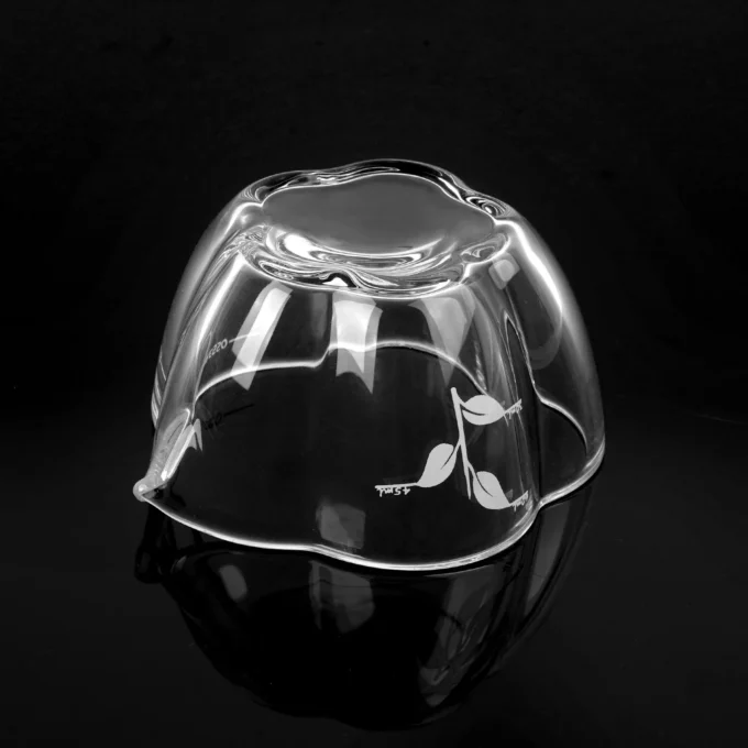 IKAPE Espresso Measuring Cup Glass Petal Edition