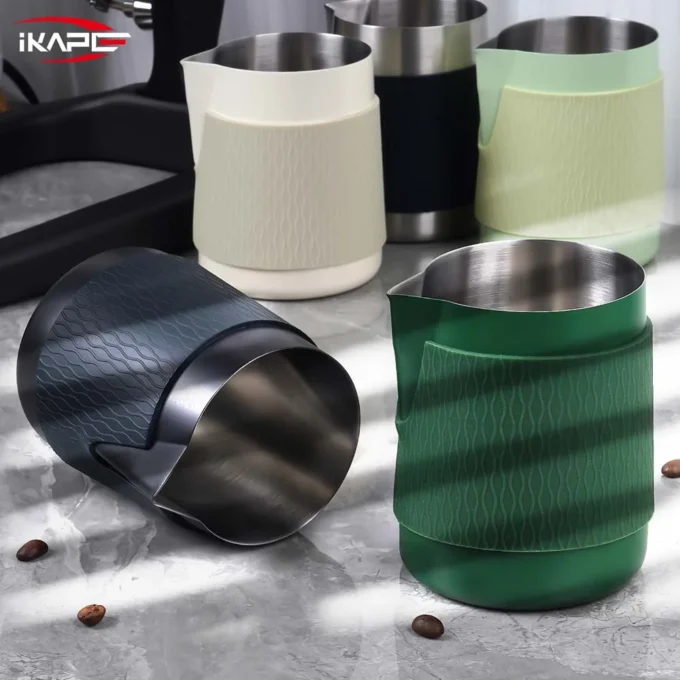 IKAPE Handleless Milk Frothing Pitcher (500/600ml)