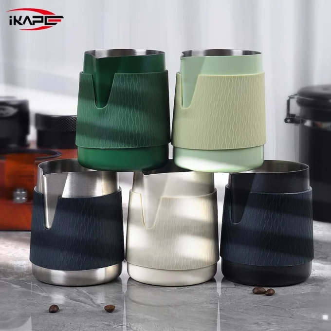 IKAPE Handleless Milk Frothing Pitcher (500/600ml)