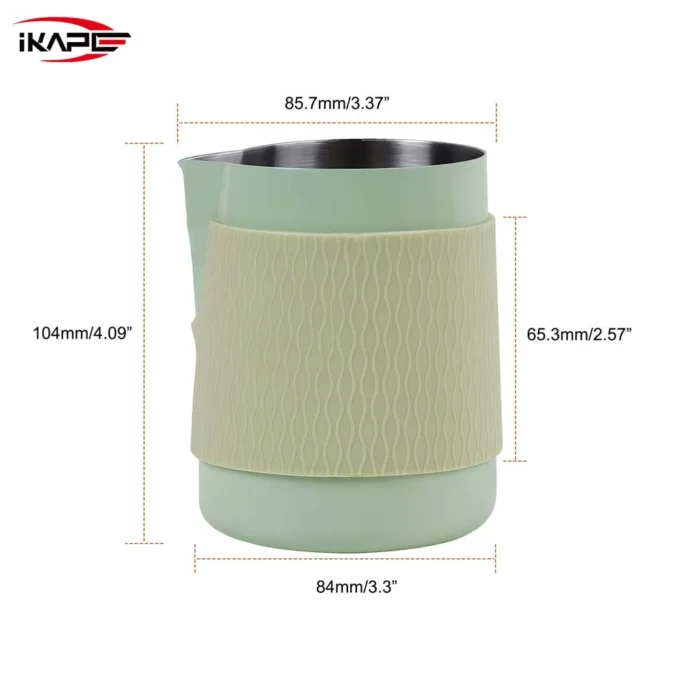 IKAPE Handleless Milk Frothing Pitcher (500/600ml)
