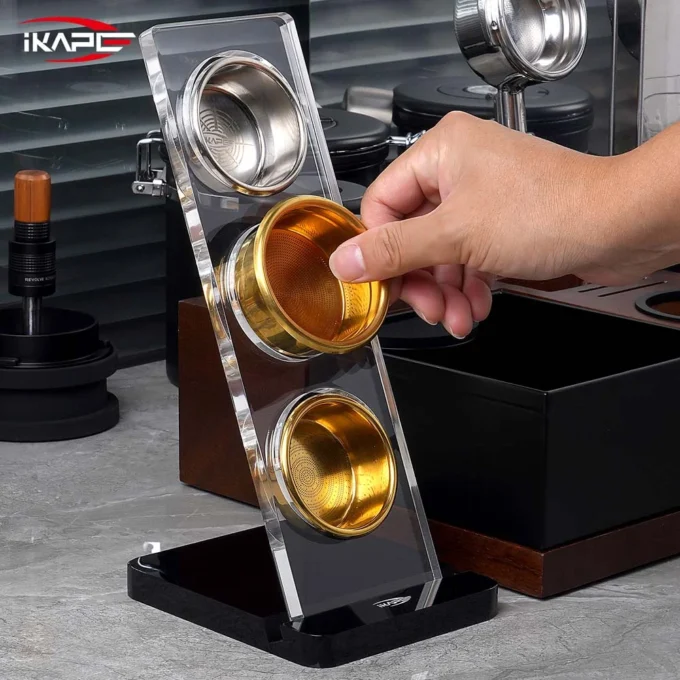 IKAPE Espresso Portafilter Basket Display Stand (54/58mm)