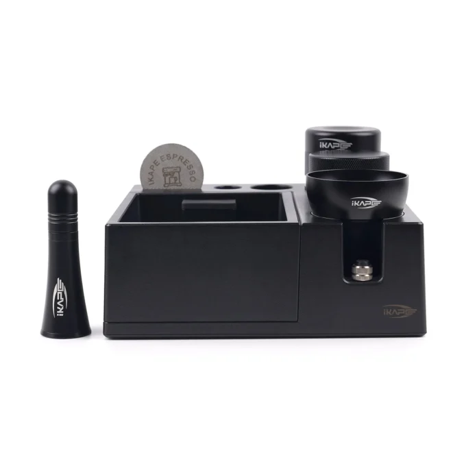 IKAPE Espresso Products Set — Distributor, Knock Box & Puck Prep (51-58.5mm)