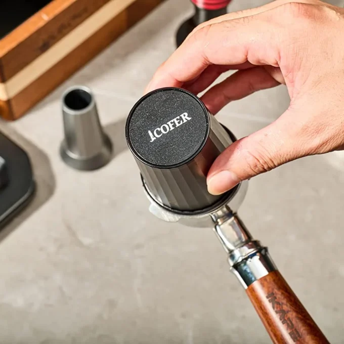 IKAPE Espresso Puck Screen & Dosing Cup Set (51/53/58mm)