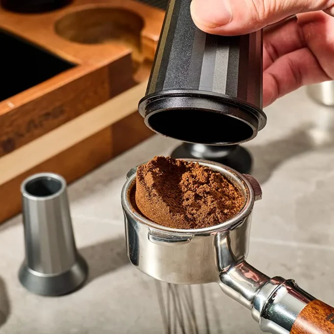 IKAPE Espresso Puck Screen & Dosing Cup Set (51/53/58mm)