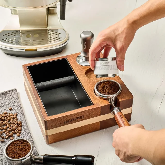 IKAPE Espresso V1 Knock Box & Accessories Organizer
