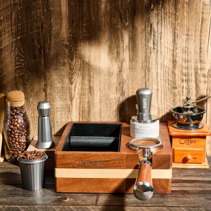 IKAPE Espresso V1 Knock Box & Accessories Organizer