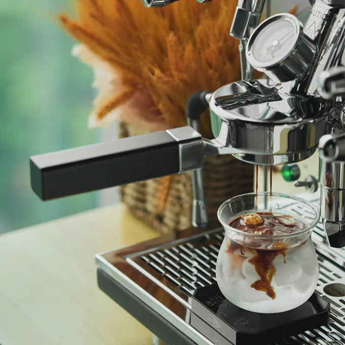 IKAPE Cuboid Flat-Base E61 Bottomless Portafilter