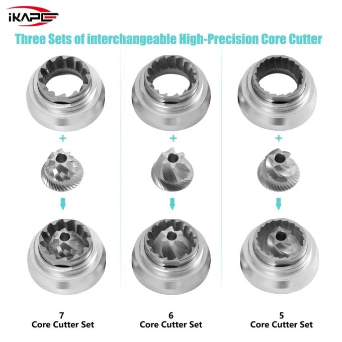 IKAPE Manual Coffee Grinder — Interchangeable Conical Burrs