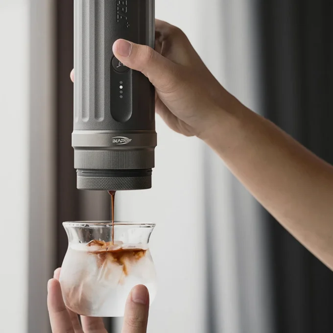 IKAPE Kapo K2 Portable Espresso Maker (51mm) with Stand