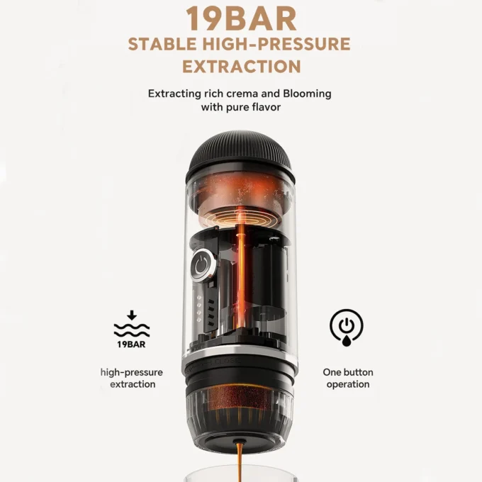 IKAPE Portable Electric Espresso Machine — Hot & Cold