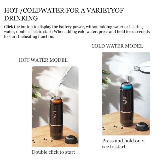 IKAPE Portable Electric Espresso Machine — Hot & Cold