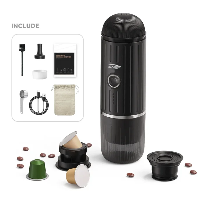 IKAPE Portable Electric Espresso Machine — Hot & Cold