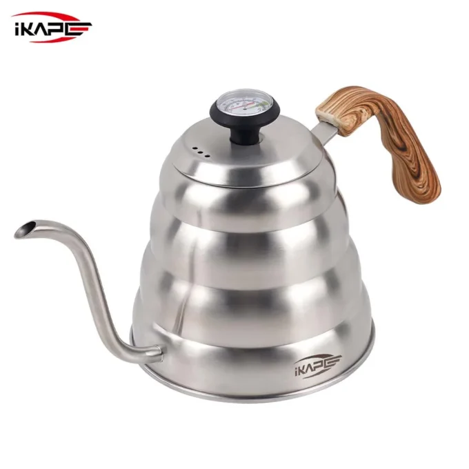 IKAPE 40oz Gooseneck Pour Over Kettle with Thermometer